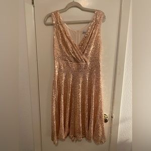 Grace Karin women’s sequined v- neck party dress